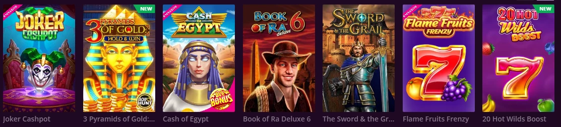 malina casino games